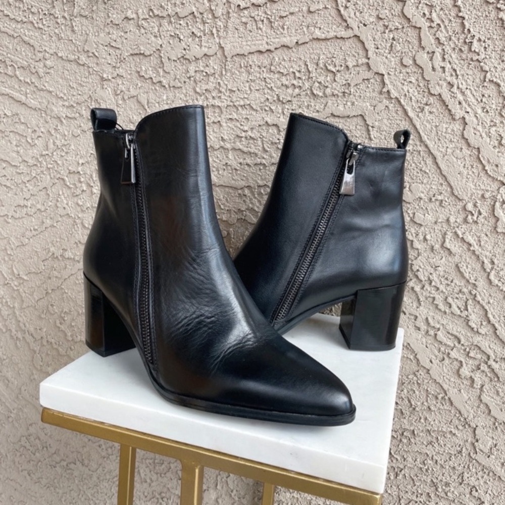 Zara black ankle boots